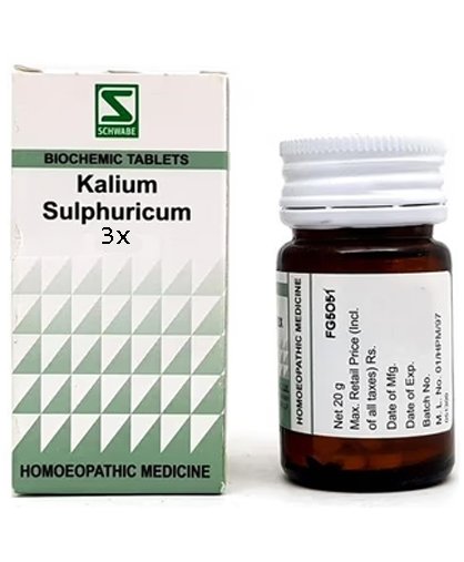 Dr Willmar Schwabe Kali Sulphuricum 3X Tablet - 20 gm