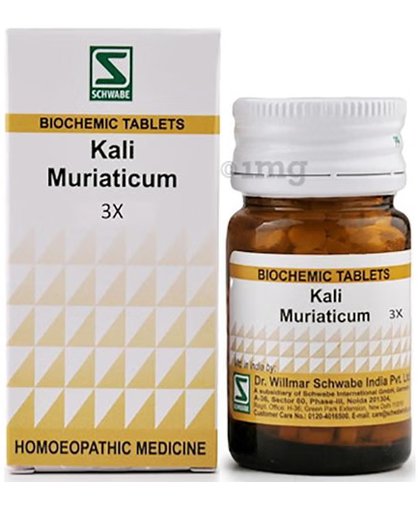 Dr Willmar Schwabe Kali Muriaticum 3X Tablet - 20 gm