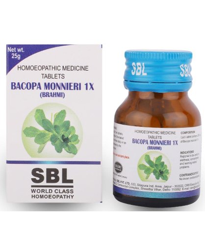 SBL Bacopa Monnieri 1X Tablet - 25 gm