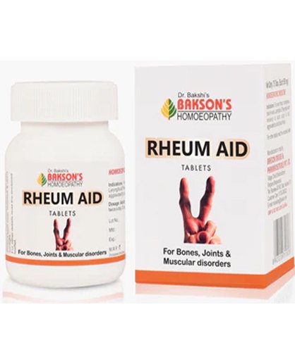 Bakson's Homoeopathy Rheum Aid Tablet - 45 Tablets