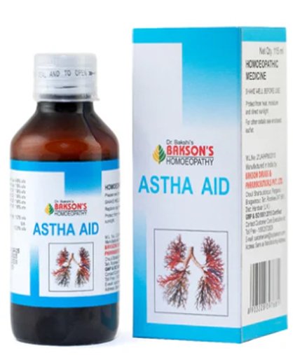 Bakson's Homoeopathy Astha Aid Syrup - 115 ml