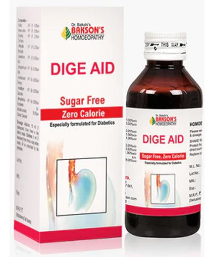 Bakson's Homoeopathy Dige Aid Syrup Sugar Free - 120 ml