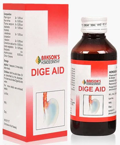 Bakson's Homoeopathy Dige Aid Syrup - 120 ml