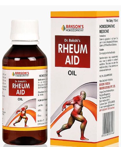 Bakson's Homoeopathy Rheum Aid Oil - 115 ml