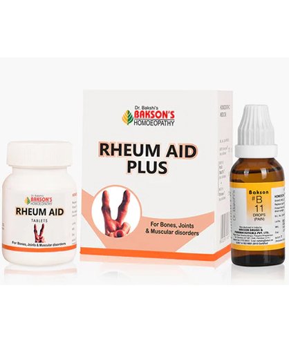 Bakson Rheum Aid Plus (Twin Pack) - Drop 30 ml and 75 Tablets