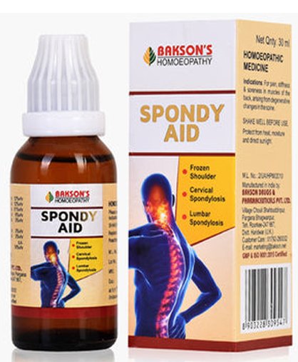 Bakson's Homoeopathy Spondy Aid Drop - 30 ml