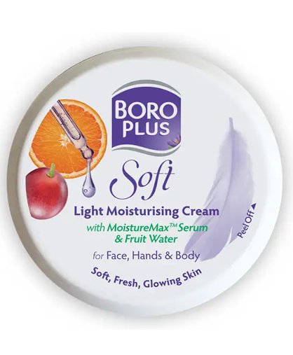 BoroPlus Soft Light Moisturising Cream|Light & Non-sticky - 200 ml