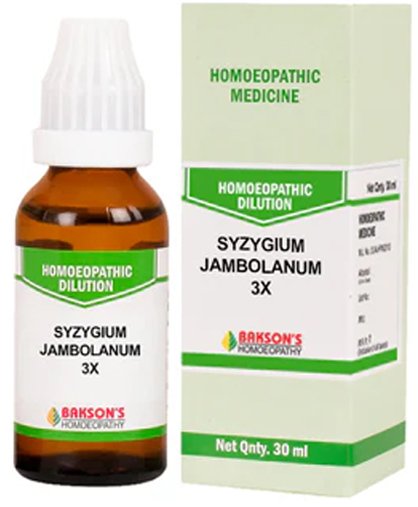 Bakson's Homoeopathy Syzygium Jambolanum 3X Drop - 30 ml