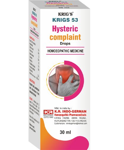 KRIG’S Krigs 53 Hysteric Complaints Drops - 30 ml