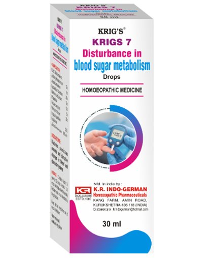 KRIG’S Krigs 7 Treatment of Diabetes Drops - 30 ml