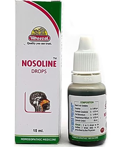 Wheezal Nosoline Nasal Drops - 15 ml
