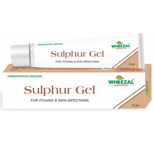 Wheezal Homoeopathy Sulphur Gel - 25 gm