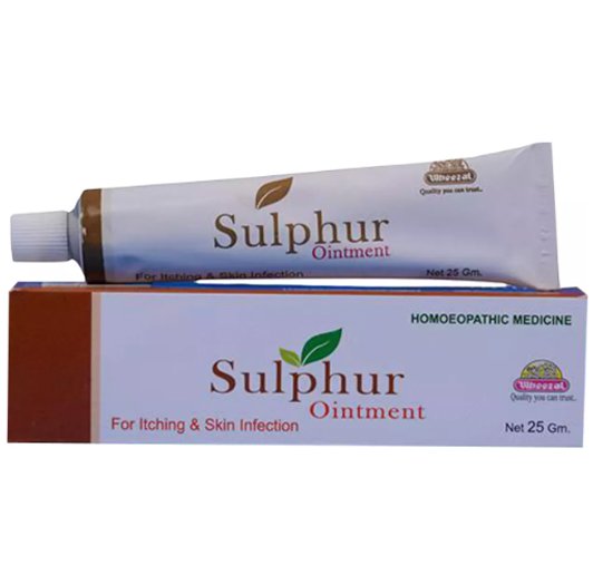 Wheezal Homoeopathy Sulphur Ointment - 25 gm