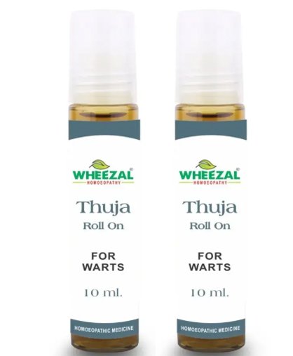 Wheezal Homoeopathy Thuja Roll On - 10 ml (Pack of 2)