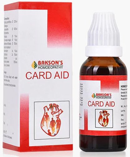 Bakson's Homoeopathy Card Aid Drop - 30 ml