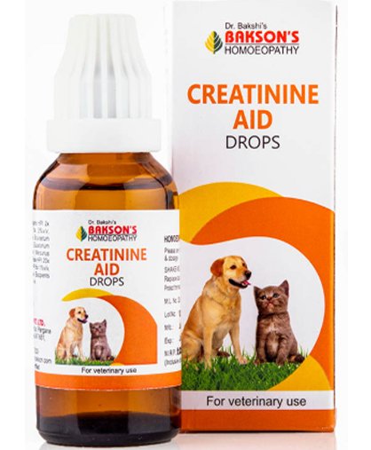Bakson's Homoeopathy Creatinine Aid Drop for Veterinary Use - 30 ml