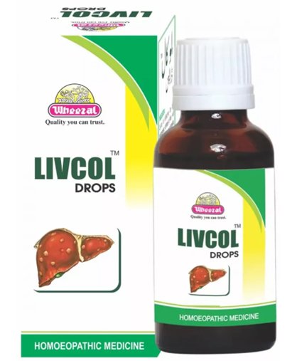 Wheezal Homoeopathy Livcol Liver Drops - 30 ml