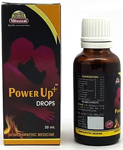 Wheezal Homoeopathy Power Up+ Drop - 30 ml