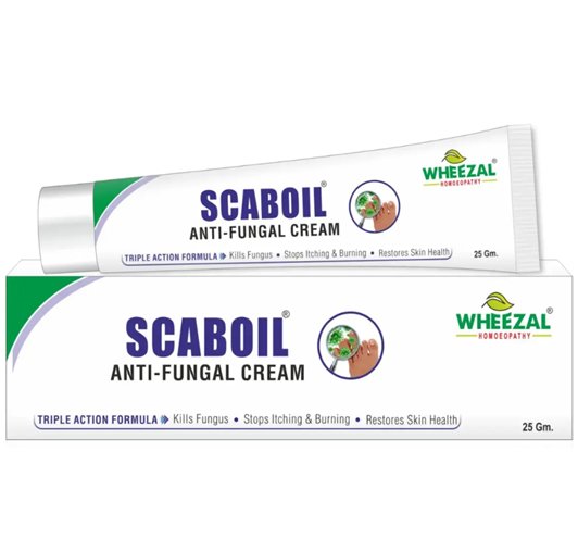 Wheezal Scaboil Anti-Fungal Cream - 25 gm