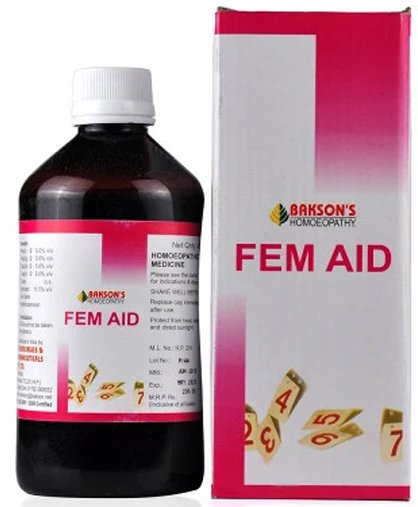 Bakson's Homoeopathy Fem Aid Syrup - 450ml